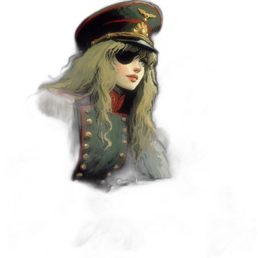 hat, jacket, staff, face transparent PNG cut-out