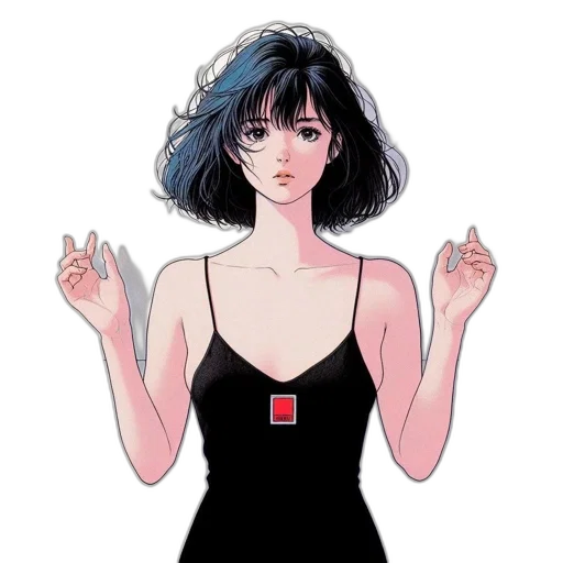 dress, jacket, robot, face transparent PNG cut-out