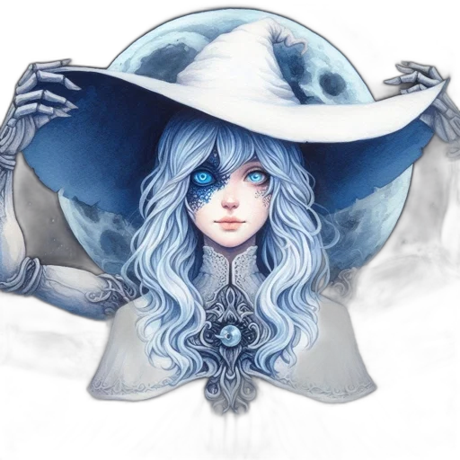 hat, umbrella, mask, staff transparent PNG cut-out