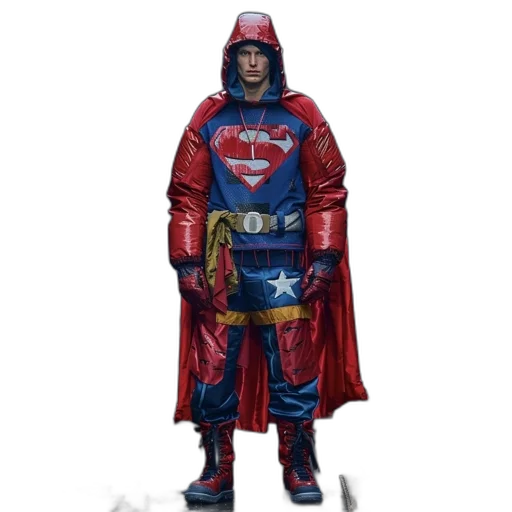 jacket, concept art, comic book art, 3d render transparent PNG cut-out