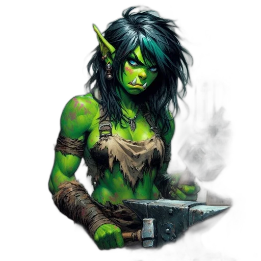 staff, fantasy art, concept art, comic book art transparent PNG cut-out