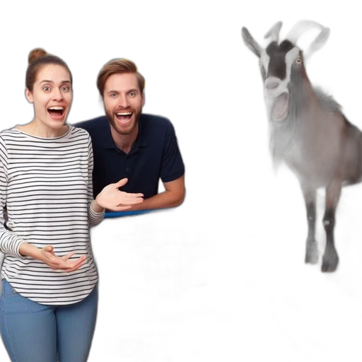 animal, creature, dress, hair transparent PNG cut-out