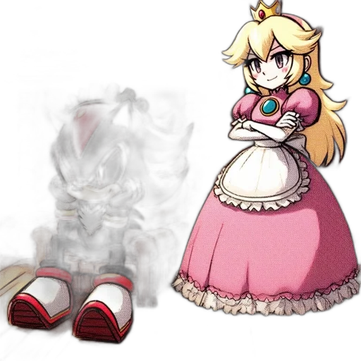dress, shoes, mask, weapon transparent PNG cut-out