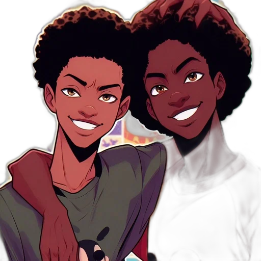 cartoon, comic book art, anime, concept art transparent PNG cut-out