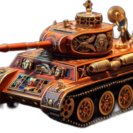 weapon, car, robot, 3d render transparent PNG cut-out