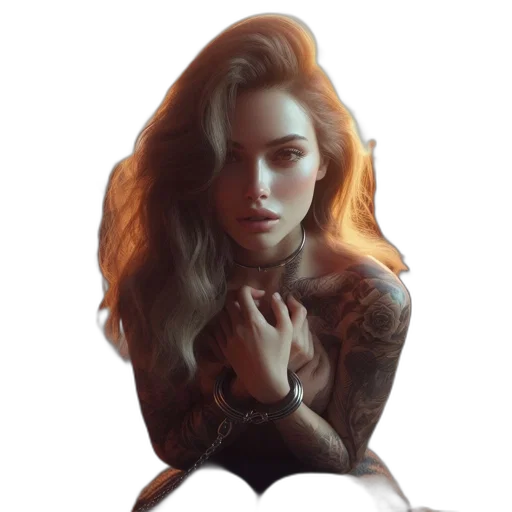 dress, face, hair, crown transparent PNG cut-out