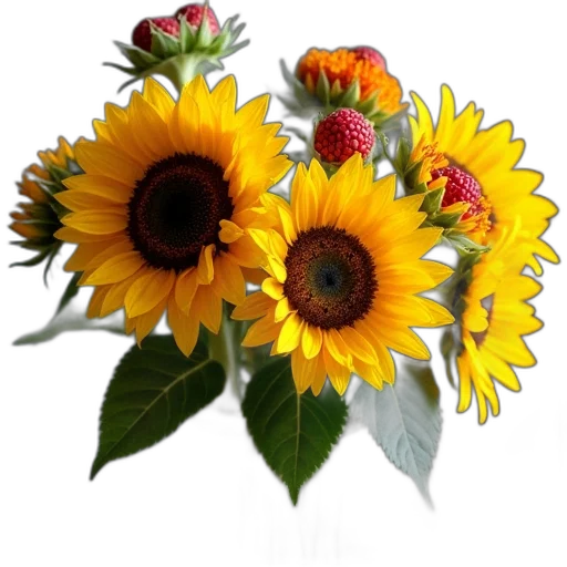 flower, crown, jewelry, photorealistic transparent PNG cut-out