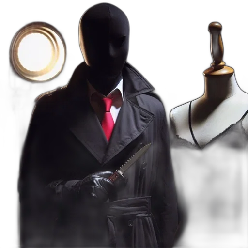 mask, staff, weapon, jacket transparent PNG cut-out