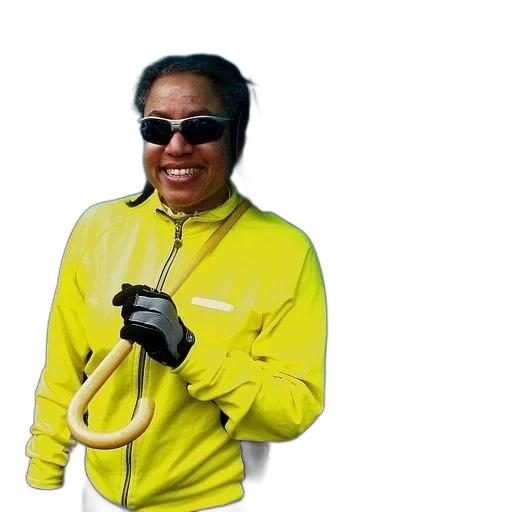 jacket, staff, weapon, creature transparent PNG cut-out
