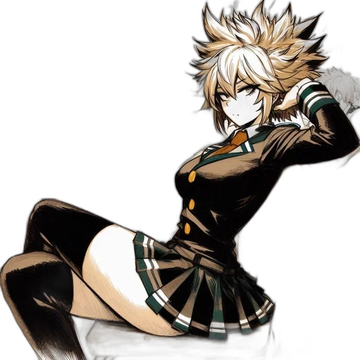 dress, staff, anime, concept art transparent PNG cut-out