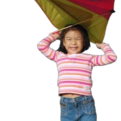 umbrella, hat, jacket, photorealistic transparent PNG cut-out