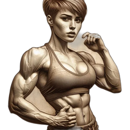 face, photorealistic, concept art, comic book art transparent PNG cut-out