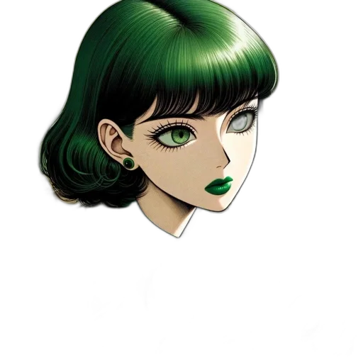 face, mask, jewelry, hair transparent PNG cut-out