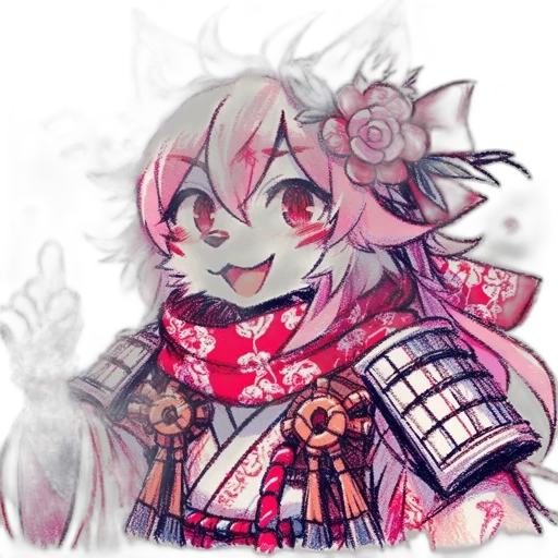 dragon, staff, flower, mask transparent PNG cut-out
