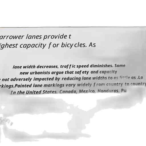 sign, reads, narrower, lanes transparent PNG cut-out