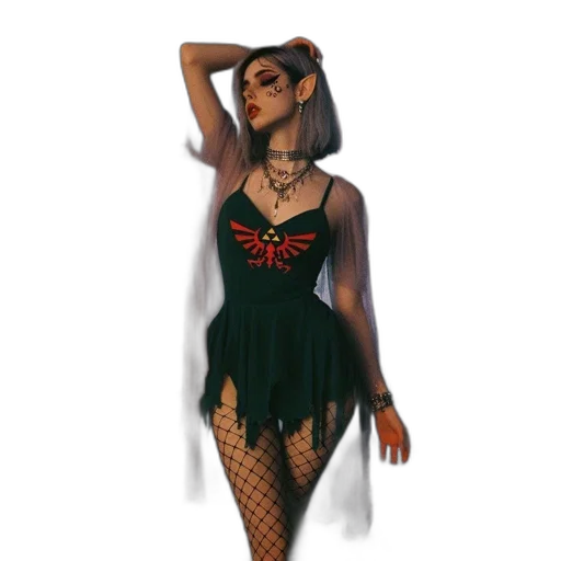dress, jewelry, concept art, pixel art transparent PNG cut-out