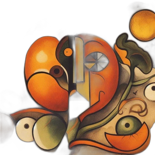 mask, face, jewelry, concept art transparent PNG cut-out