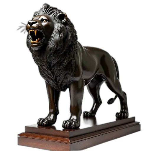 animal, crown, 3d render, photorealistic transparent PNG cut-out