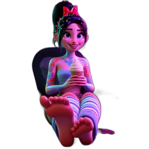 dress, robot, staff, creature transparent PNG cut-out
