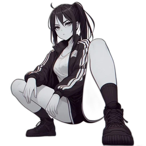 jacket, weapon, robot, staff transparent PNG cut-out