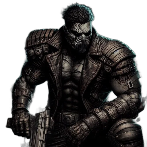 weapon, concept art, comic book art, fantasy art transparent PNG cut-out