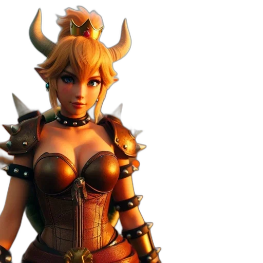 3d render, concept art, fantasy art, elven transparent PNG cut-out