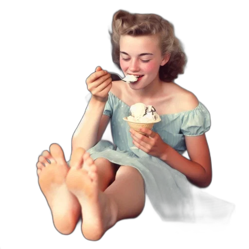 food, shoes, photorealistic, oil painting transparent PNG cut-out