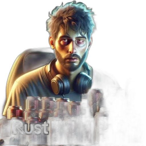 face, concept art, cyberpunk, pixel art transparent PNG cut-out