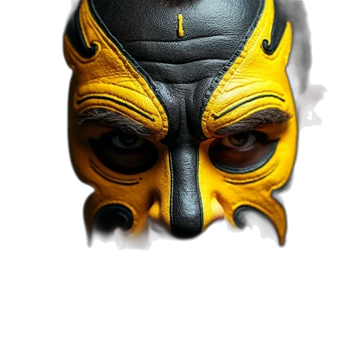 mask, face, concept art, comic book art transparent PNG cut-out