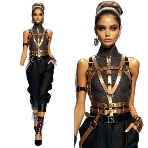 jewelry, concept art, fantasy art, cyberpunk transparent PNG cut-out