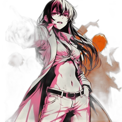 concept art, comic book art, anime, fantasy art transparent PNG cut-out