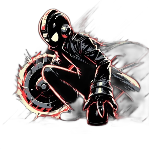 mask, jacket, creature, robot transparent PNG cut-out