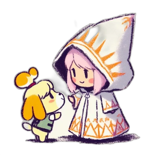 hat, staff, weapon, creature transparent PNG cut-out
