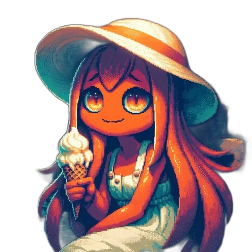 hat, food, flower, staff transparent PNG cut-out