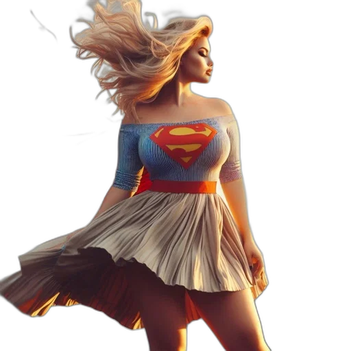dress, comic book art, concept art, fantasy art transparent PNG cut-out