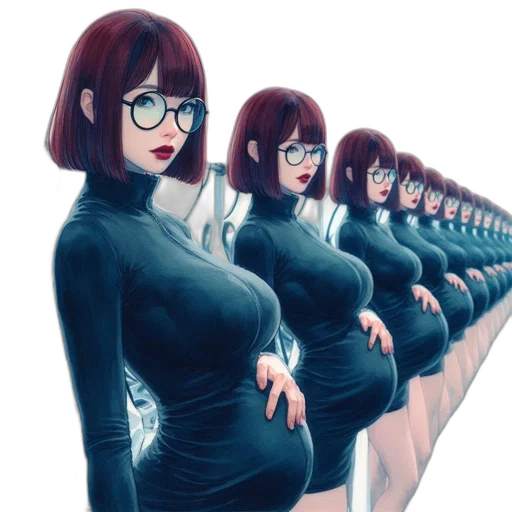 dress, robot, creature, face transparent PNG cut-out