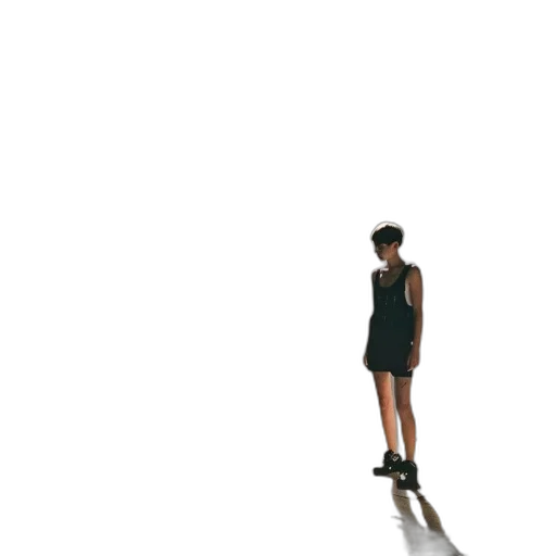 dress, robot, umbrella, staff transparent PNG cut-out