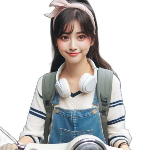 face, robot, staff, anime transparent PNG cut-out