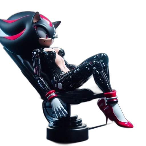 robot, furniture, cyberpunk, 3d render transparent PNG cut-out