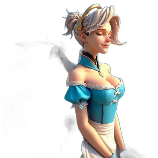 staff, dress, robot, concept art transparent PNG cut-out