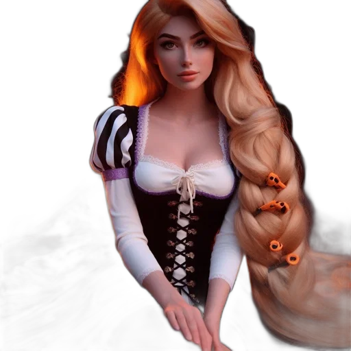 dress, fantasy art, photorealistic, concept art transparent PNG cut-out