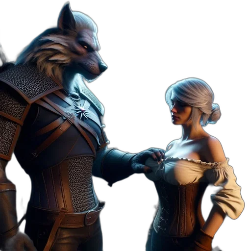 concept art, 3d render, fantasy art, comic book art transparent PNG cut-out