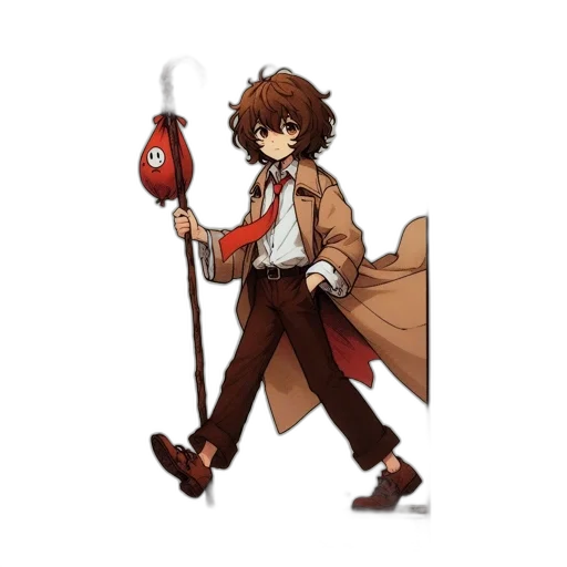 staff, jacket, weapon, sword transparent PNG cut-out