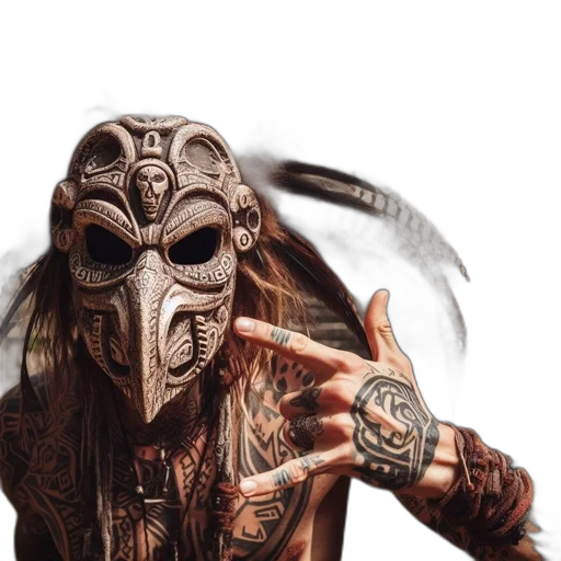 mask, creature, face, animal transparent PNG cut-out