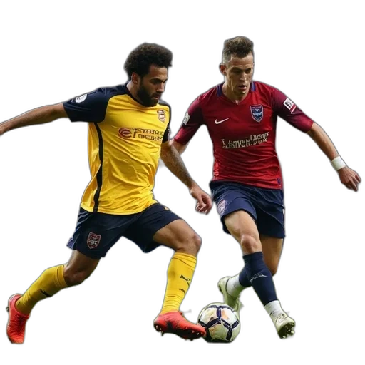 defender, vies, ball, football transparent PNG cut-out