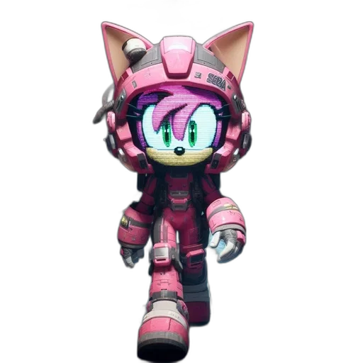 robot, creature, staff, weapon transparent PNG cut-out