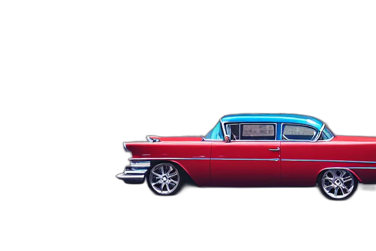 car, crown, 3d render, photorealistic transparent PNG cut-out