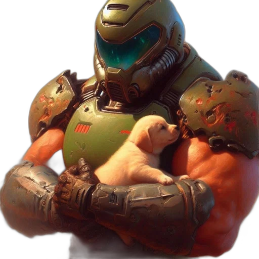 weapon, robot, mask, creature transparent PNG cut-out