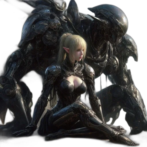robot, creature, dragon, weapon transparent PNG cut-out
