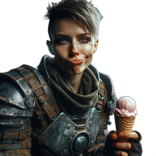 weapon, face, staff, food transparent PNG cut-out